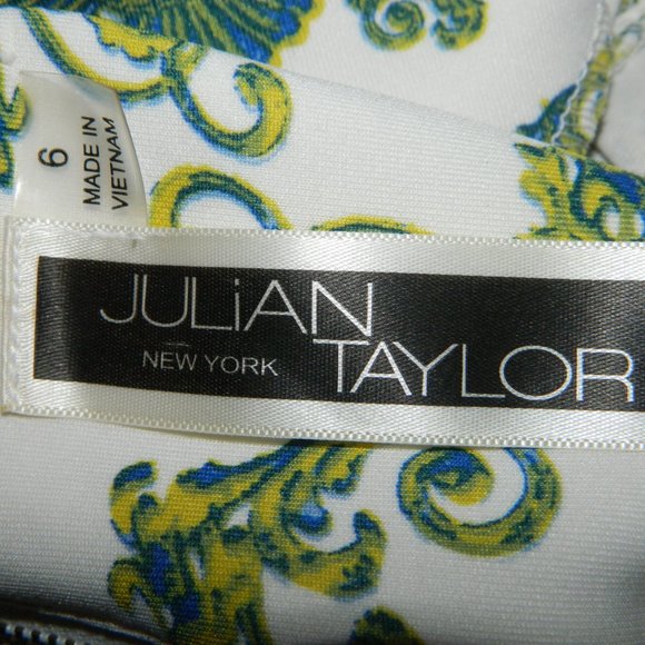 Julian Taylor Fit & Flare Dress Size 6 (X-29) - Picture 3 of 4